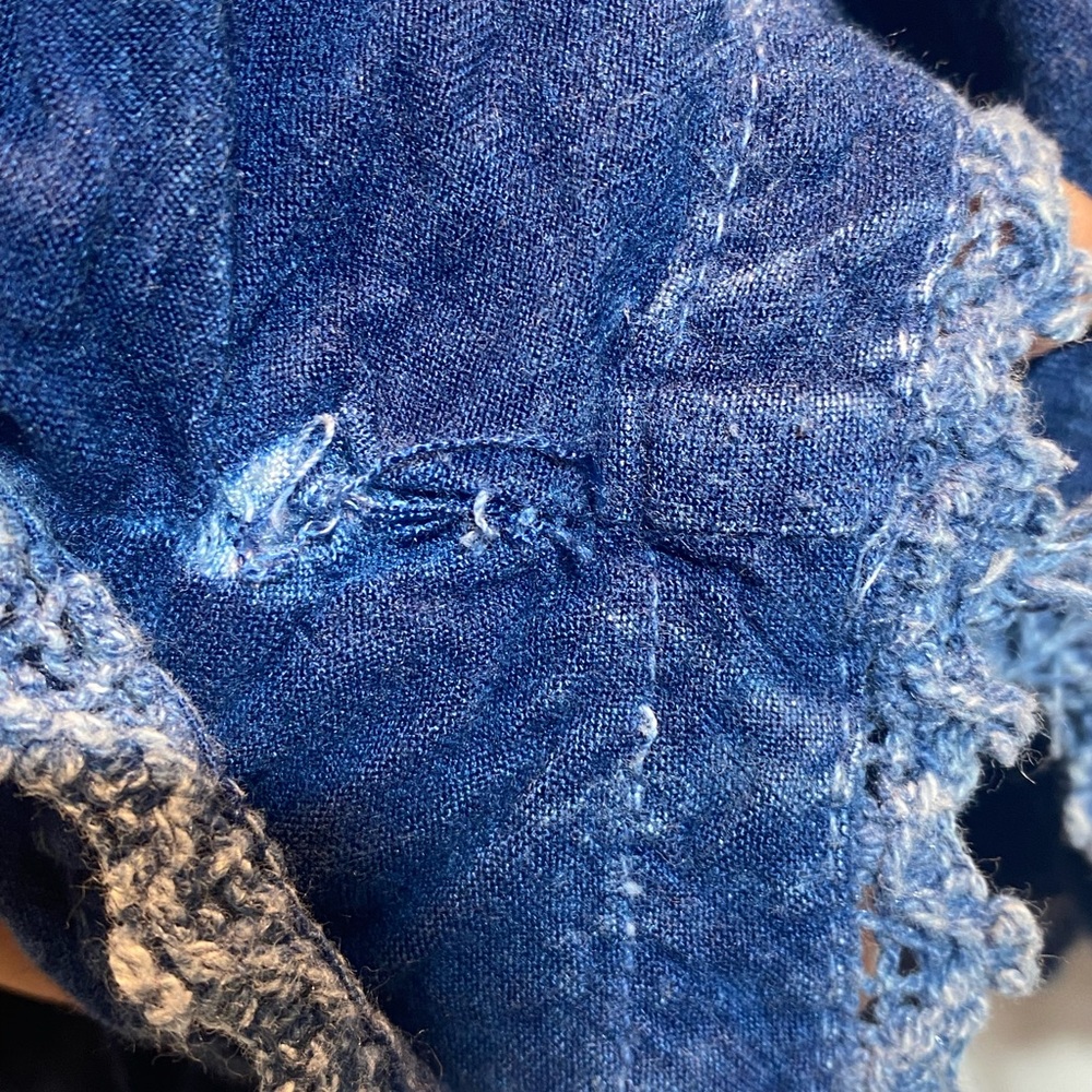Blue Drawstring Shorts - Picture 5 of 5